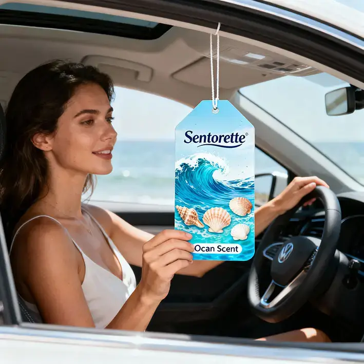 ambientadores de coche personalizados de alta calidad producidos en Italia con control total sobre materiales, esencias y fabricación